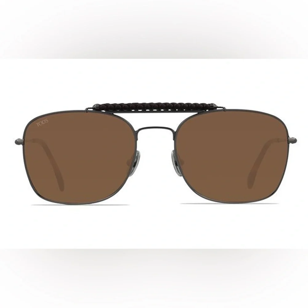 TOD’S Brown Aviator Sunglasses
